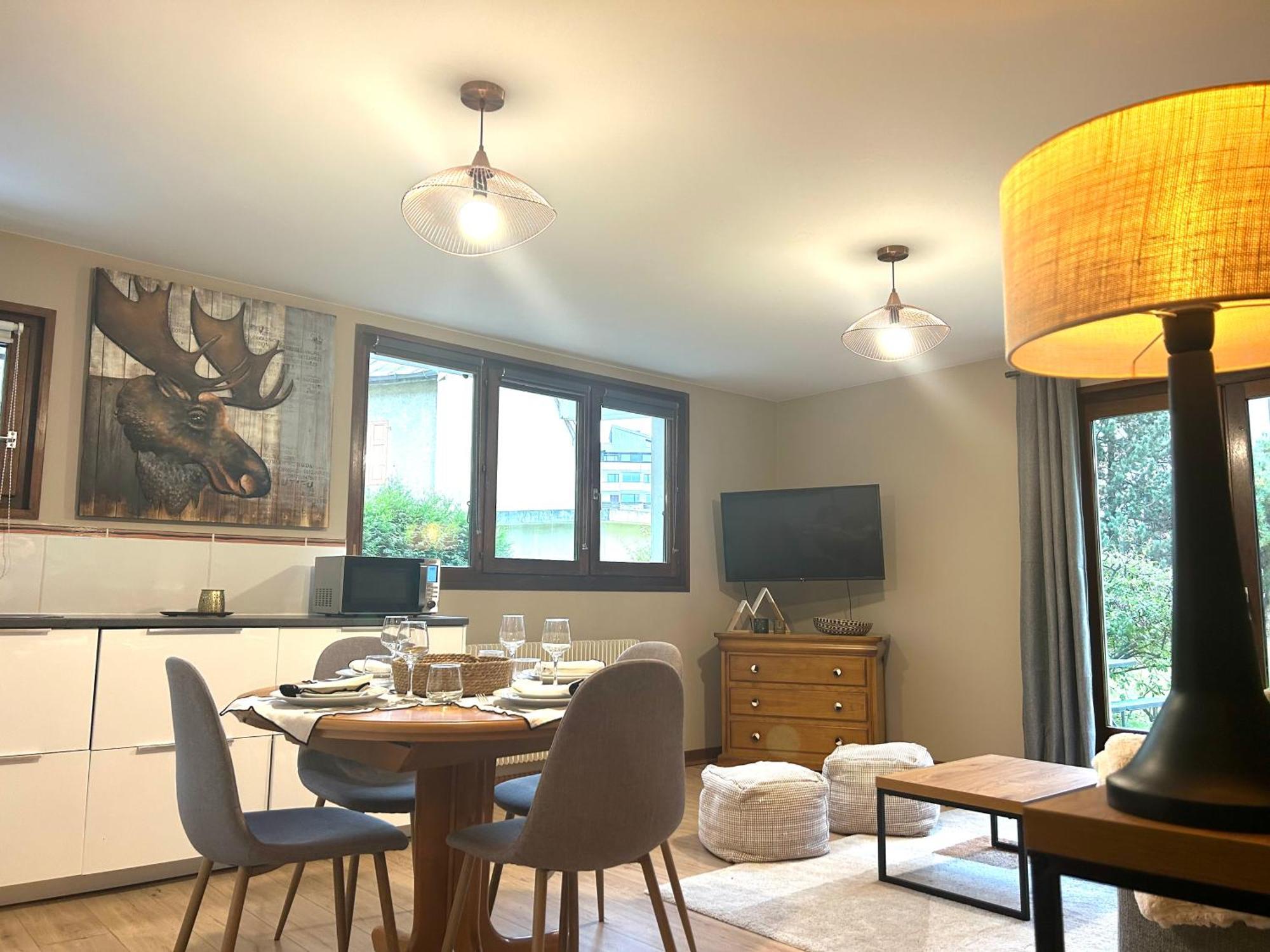 Appartement Style Chalet Avec Grande Terrasse Et Parking Prive Шамони Экстерьер фото