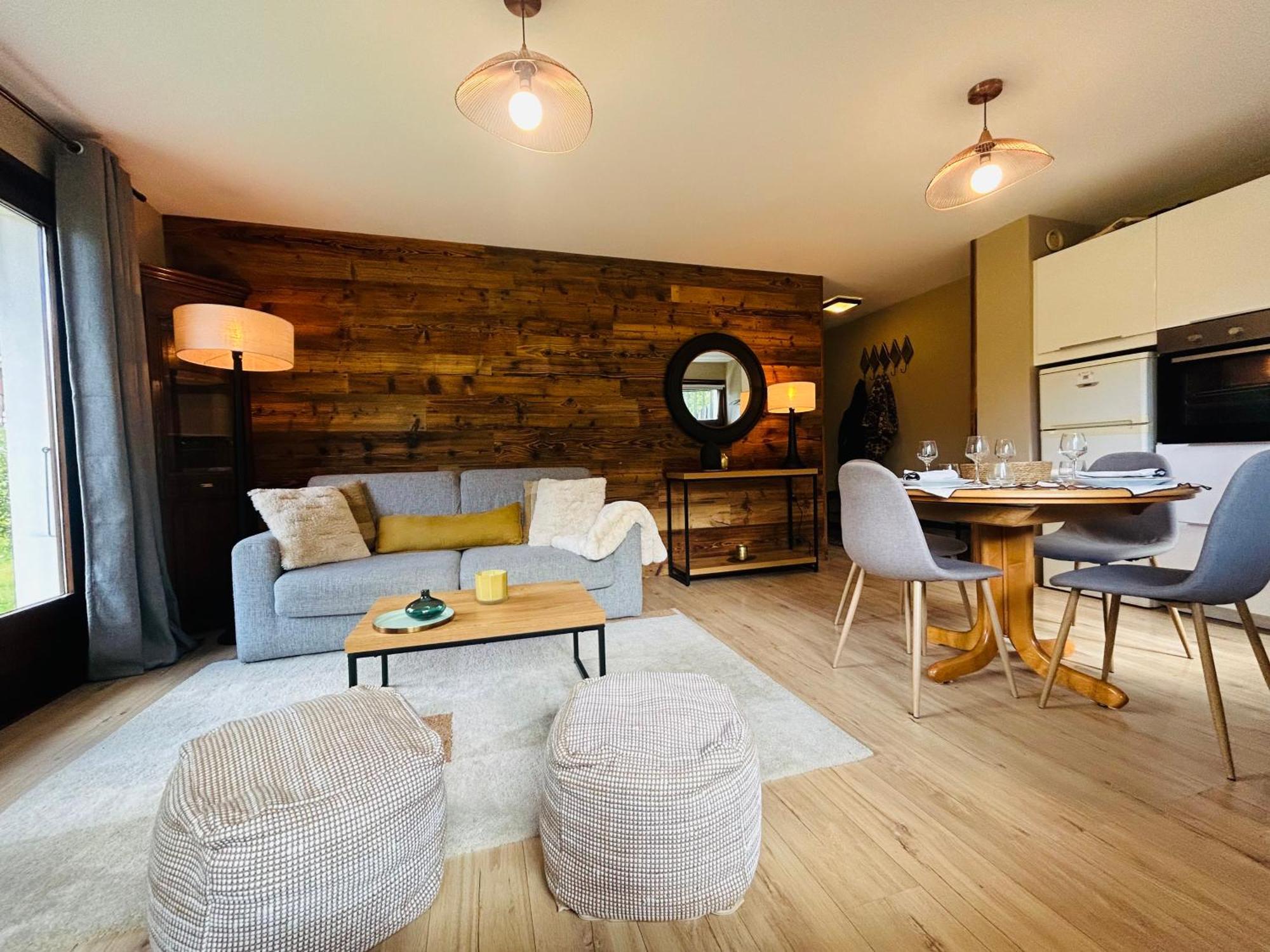 Appartement Style Chalet Avec Grande Terrasse Et Parking Prive Шамони Экстерьер фото